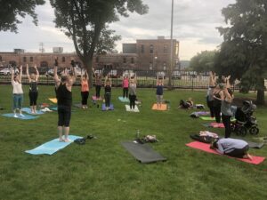 outdoor yoga